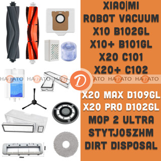 Phụ kiện Robot hút bụi X10 X10+ X20 PLUS X20+ X20 MAX X20 PRO C101 C102 B102GL B101GL D109GL D102GL STYTJ05ZHM ####