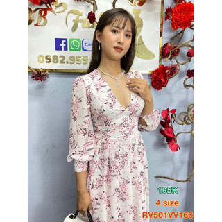 Rập giấy A0 mã 1282 - đầm tay phồng lửng