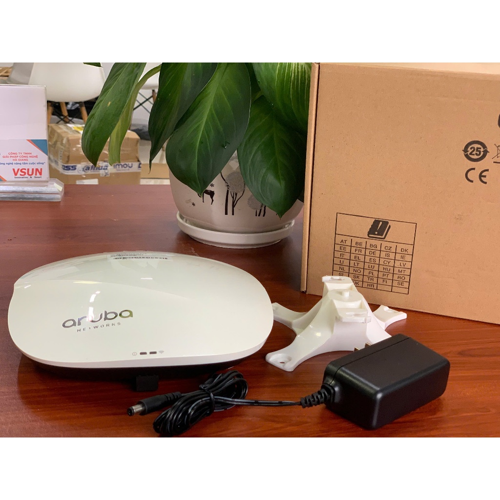 Aruba AP-325 - Bộ phát wifi băng tần kép chuẩn 802.11AC Wave 2, tốc độ 2333Mbps, chịu tải 256 User