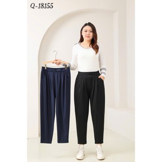  { 70kg -120kg } Quần tây Baggy 9 tấc BIGSIZE Quảng Châu ĐẠI lưng thun LT cạp cao chất đẹp 1 nút - 18155 