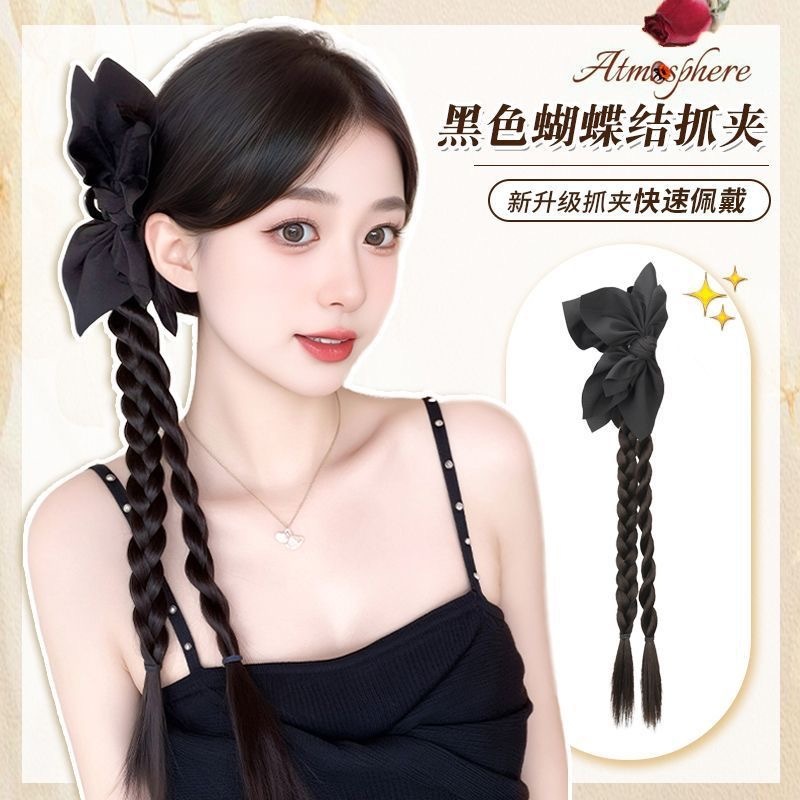 Kẹp đính nơ tết bím tóc xinh xắn, ngoạm tóc giả đính nơ tết bính cho nữ NAMI - 65