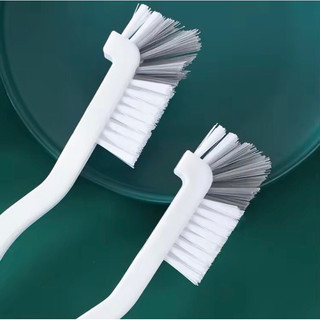 Bàn Chải Cán Dài Đầu Cong Vệ Sinh Đa Năng, Cọ Rửa Bình, Chà Khe Rãnh, Góc