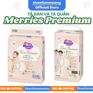 Bỉm Merries Frist Premium Nội Địa Nhật, Tã Quần - Bỉm Dán đủ size NB/S/M/L/XL