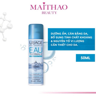 Uriage Xịt khoáng dưỡng ẩm cân bằng da URIAGE THERMAL WATER 50ML