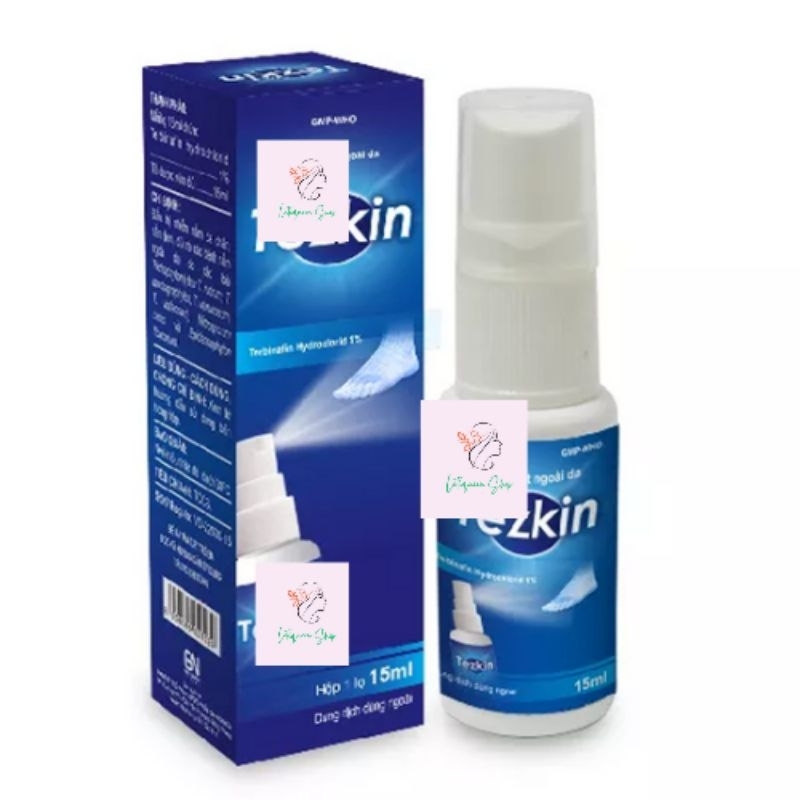 Chai xịt dưỡng da tay chân Tezkin - Chai 15ml