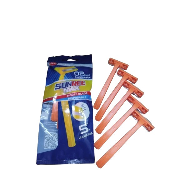 Combo 3 bịch 15 cái dao cạo râu du lịch SUNREE 2 lưỡi tiện dụng tiết kiệm