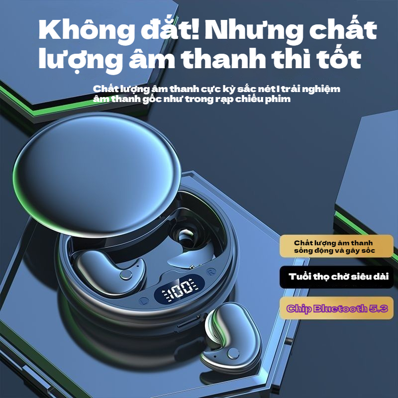 Tai nghe không dây Bluetooth Y36 TWS Tai nghe nhét tai trong tai ngủ vô hình kèm mic chống ồn Tai nghe nhạc HIFI | BigBuy360 - bigbuy360.vn