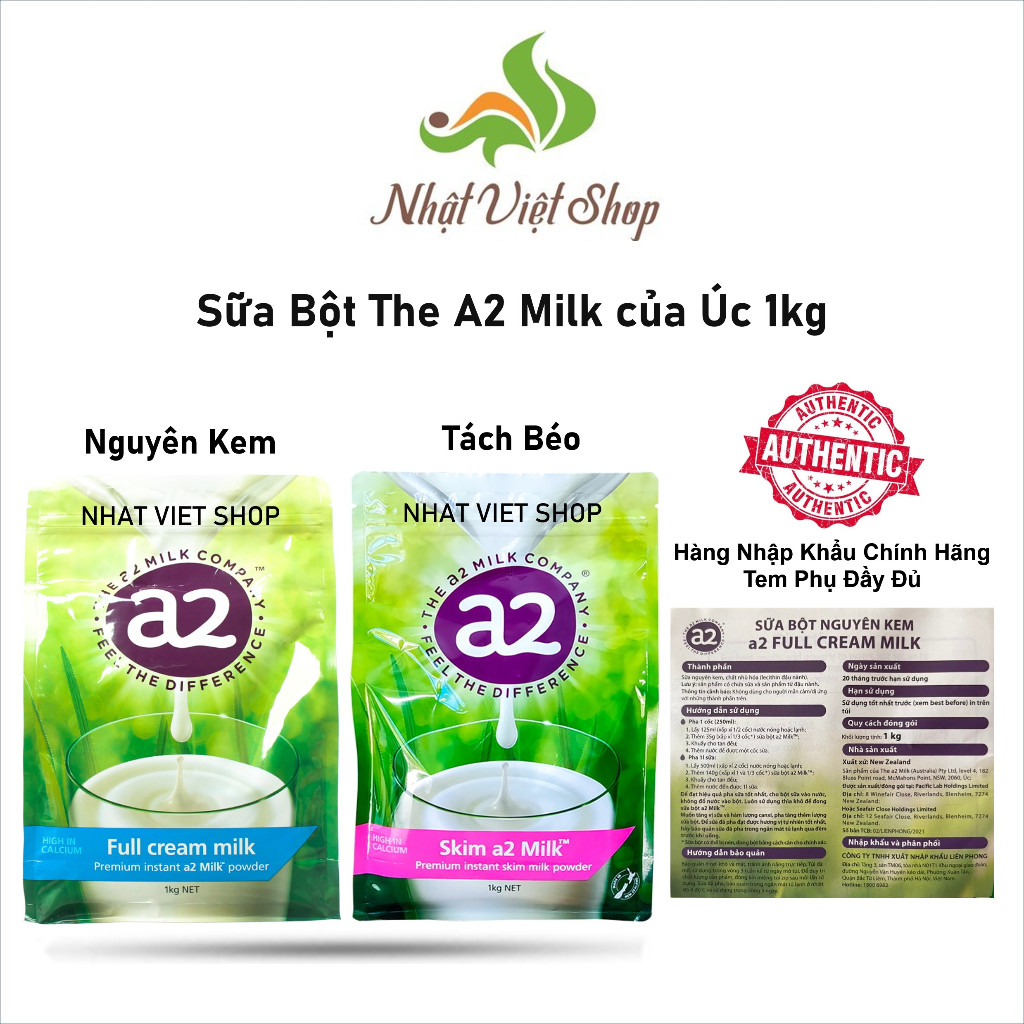 Sữa Bột The A2 Milk của Úc 1kg