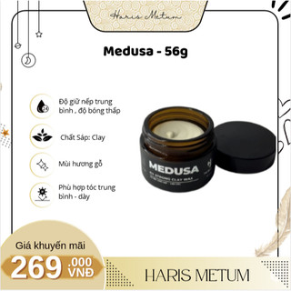 Sáp Vuốt Tóc Cao Cấp Medusa 50g - Haris Metum