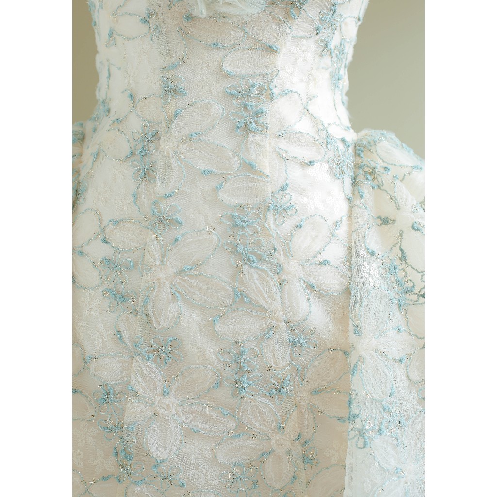 SÒ VINTAGE - ALISA đầm ren kết hoa nổi phom xòe | BigBuy360 - bigbuy360.vn