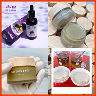 Tinh Dầu Bơ & Kem Bơ Gạo Jojoba dưỡng ẩm, chăm sóc da| Tinh chất Serum chống lão hóa | Linhducon | 01