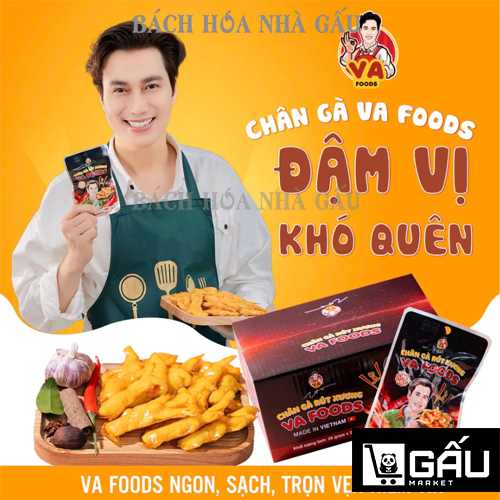 Chân Gà Ăn Liền VA Foods Hàng Việt Ăn Vặt Siêu Ngon