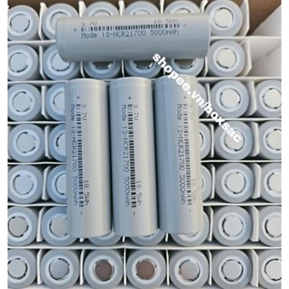 Cell Pin 21700 xám 5000mAh, Dòng xả cao 5C-15A - 3,7V chính hãng lishen