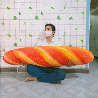 THÚ BÔNG BÁNH MÌ SIZE LỚN 90CM MỀM MỊN CAO CẤP