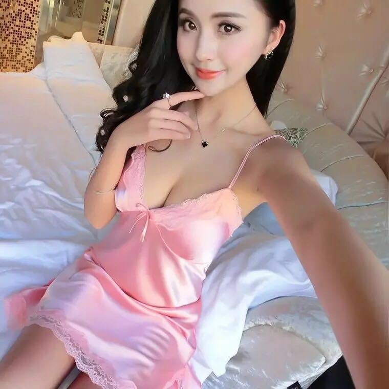 Váy ngủ 2 d ây , Đầm 2 dây Vải Lụa Lạnh Xẻ  Mỏng Màu Sắc Ngọt Ngào Thời Trang Mùa Hè Quyến Rũ Cho Nữ | BigBuy360 - bigbuy360.vn