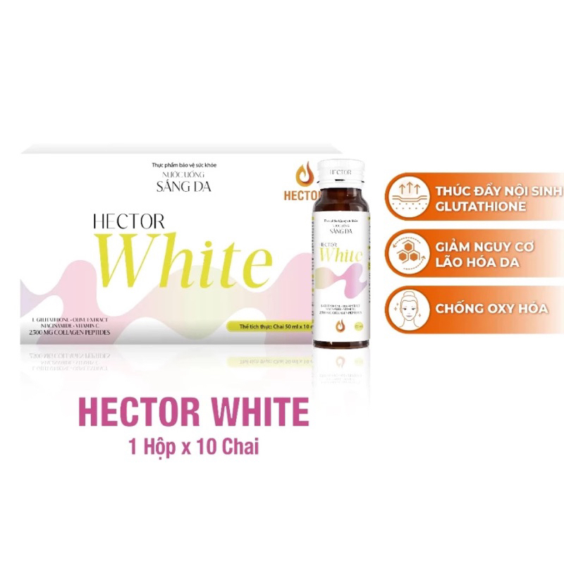 🔥Nước uống trắng da Hector White Đông Trùng Hạ Thảo