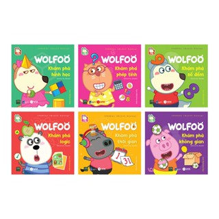  Sách - Combo 6 cuốn Wolfoo Khám Phá 