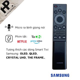 [Hàng Việt Nam] Remote Tivi Samsung Giọng Nói - Nút VION Smart Tivi 4K Qled, Oled - LOẠI XÀI PIN