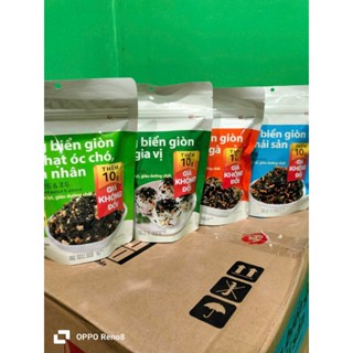  MIX 1 thùng 30 gói Rong trộn Ofood  40gr   10 Gia vị + 10 Khô Gà + 5 óc chó +5 hải sản  