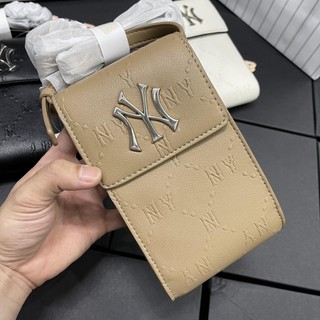 Túi Da Mini MLB NY Monogram Diamond Embo Cell Phone Cross Bag Full Tag Code