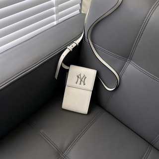 Túi Da Mini MLB NY Monogram Diamond Embo Cell Phone Cross Bag Full Tag Code