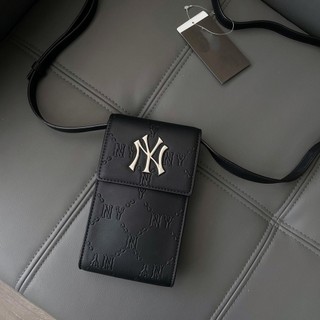 Túi Da Mini MLB NY Monogram Diamond Embo Cell Phone Cross Bag Full Tag Code