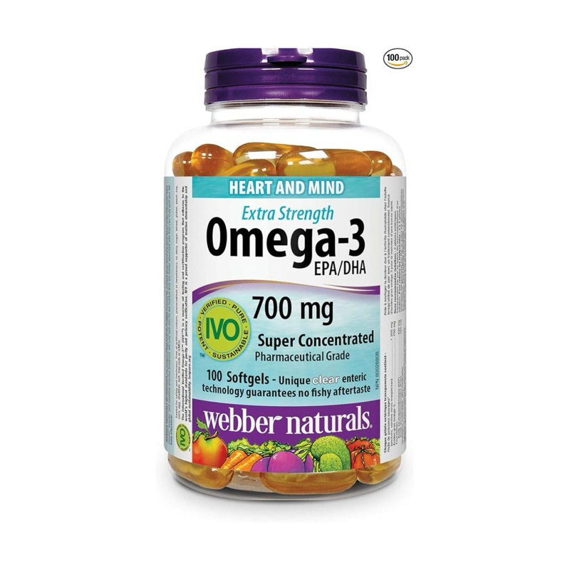 Dầu cá Webber Naturals Omega 3 700mg - Date 2028
