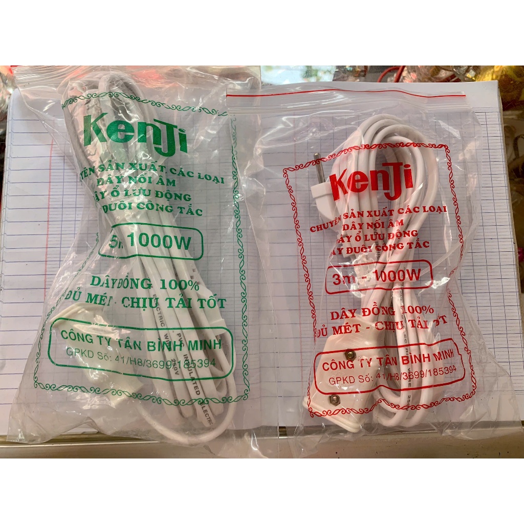 Cáp Nối Dài KENJI 3 mét Và 5 mét Tải 1000W Mosshop