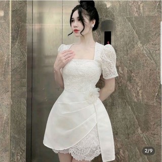 [ NEW 99% ] ĐẦM ĐEN - TRẮNG SIÊU XINH