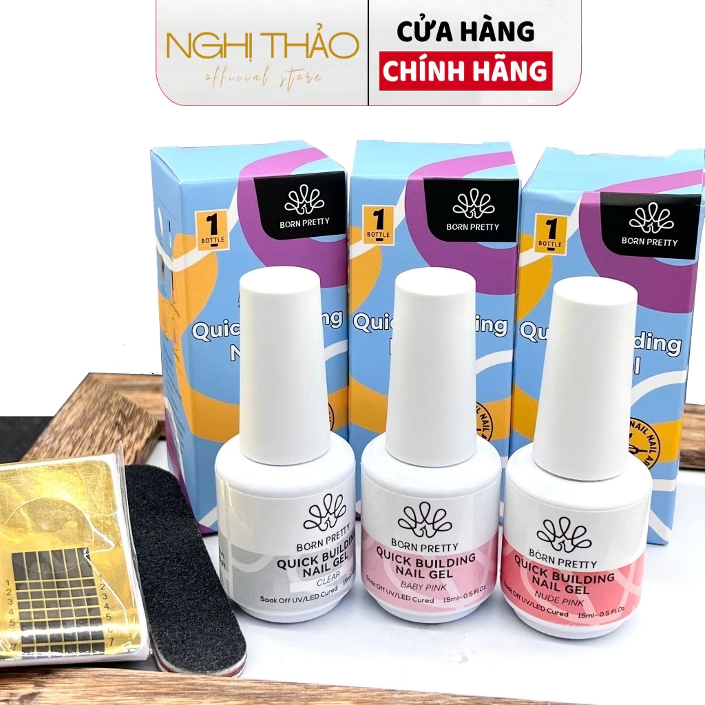 Gel Biab, Gel đắp cứng móng BORN PRETTY Building 5in1