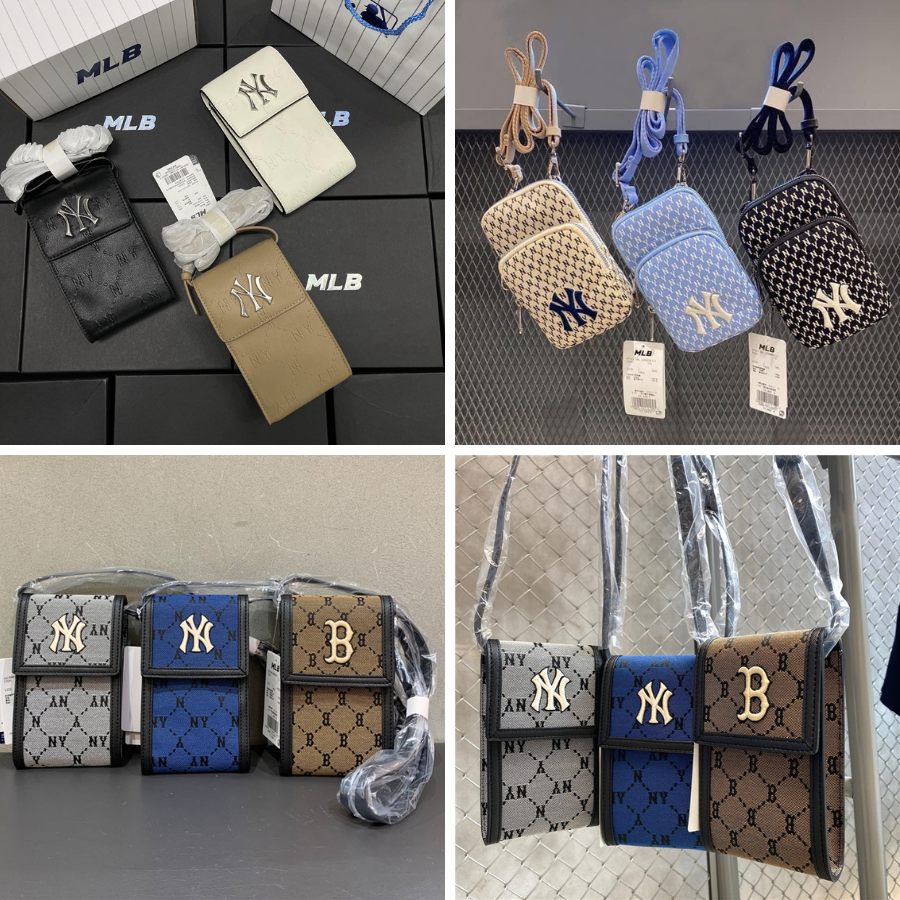Túi Đeo Chéo MLB NY Mini Monogram Bag  Full Tag Code