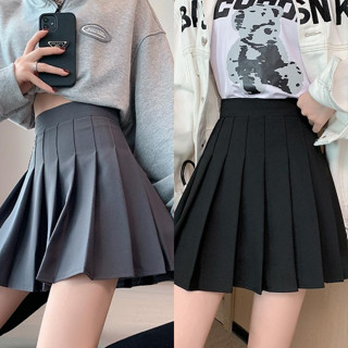 Chân váy tennis xếp ly nữ tenis xòe ngắn xám đen trắng bigsize có quần trong siêu xinh VANISA CV019