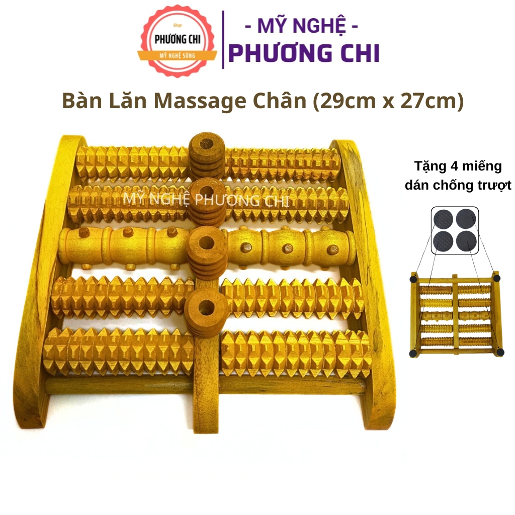Bàn lăn chân massage bằng gỗ tự nhiên bấm huyệt thư giãn hiệu quả | Mỹ Nghệ Phương Chi