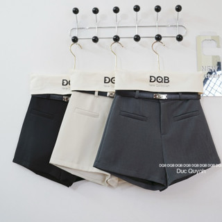 Quần Short tuyết mưa kèm đai 2 lớp hàng QCCC L1