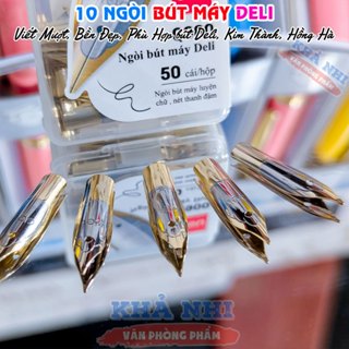   10 Ngòi  Bút Máy Deli Cao Cấp - Viết Mượt Bền Đẹp Tương Thích Nhiều Loại Bút DELI Kim Thành HH 