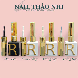 Sơn gel CR Chính Hãng màu trắng , màu đèn , trắng ngà , trắng gạo , trắng sữa , sơn móng tay 15ml