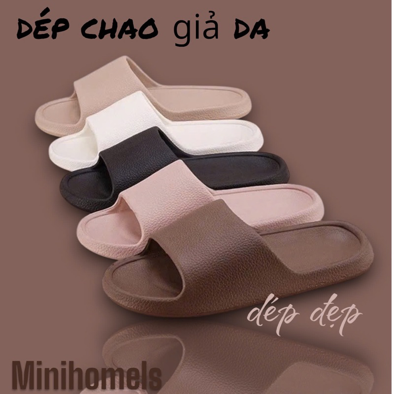 Dép đi trong nhà chống trơn trượt mềm mại êm chân phong cách hàn DA
