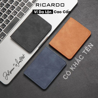 [Ví Khắc Tên] Ví Nam Jolizeon Da Lộn Dáng Đứng , Bóp Da Nam Mini Đựng Tiền Và Thẻ Nhỏ Gọn- V126