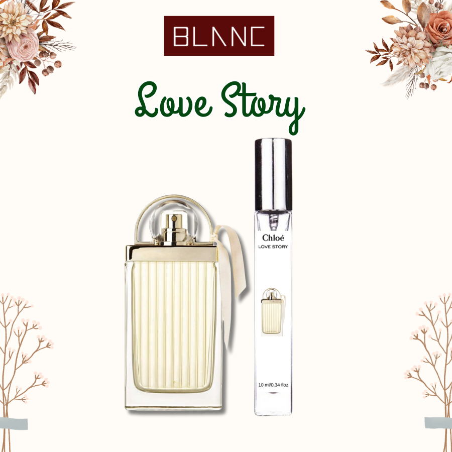 Nước Hoa Nữ Chiết Love Story BLANC PERFUME, Dầu Thơm Hương Hoa,  Nữ Tính, Ngọt Ngào