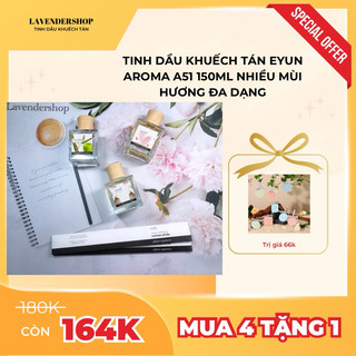  Tinh dầu khuếch tán thơm phòng cắm que Eyun Aroma 150ml nhiều mùi hương 