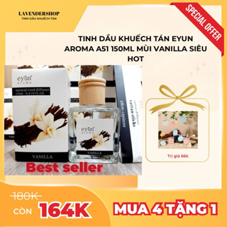 Tinh dầu khuếch tán Eyun Aroma thơm phòng Vanilla (Vani) - 150ml - Các shop hay dùng