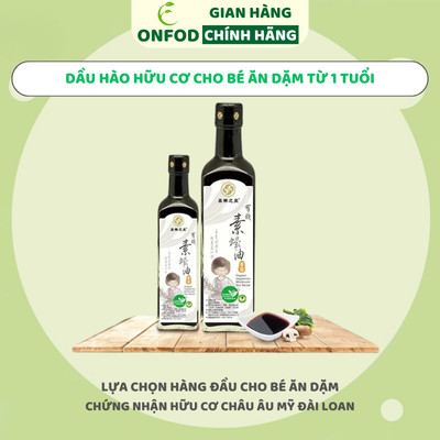 Dầu hào chay hữu cơ từ nấm Joyspring ONFOD ăn dặm eat clean healthy thực dưỡng