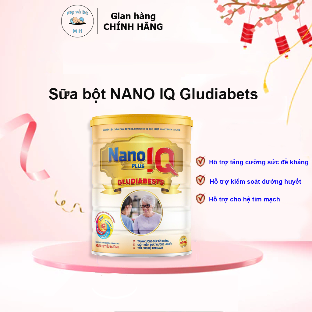 Sữa bột NANO IQ Mama Gold, NANO IQ Ensure Gold, NANO IQ Canxi Gold, NANO IQ Plus Gludiabets