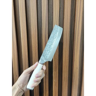 dao làm bếp , thái thịt nội địa nhật mới 99% ( cán màu trắng)