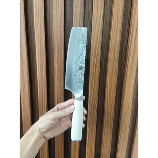 dao làm bếp , thái thịt nội địa nhật mới 99% ( cán màu trắng)