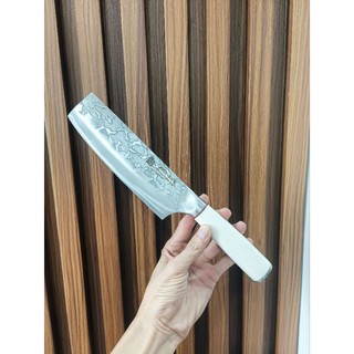 dao làm bếp , thái thịt nội địa nhật mới 99% ( cán màu trắng)