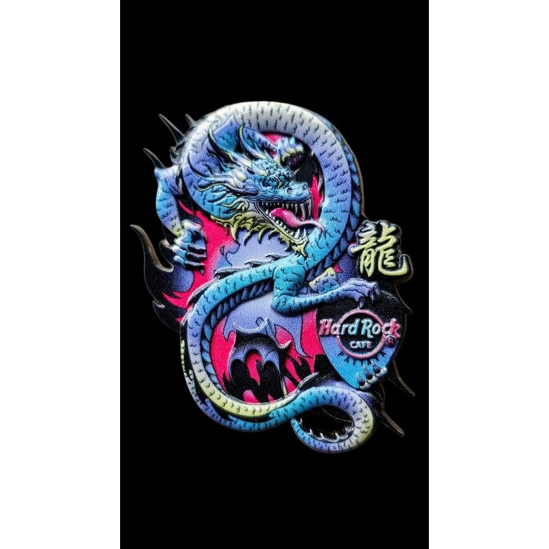 (chính hãng từ Hard Rock Cafe) 2024 Tết Giáp Thìn pin từ HRC Pattaya