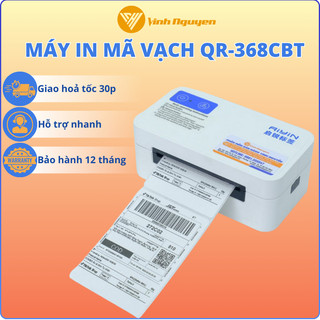 Máy in nhiệt - in đơn hàng tmdt rhebar qr-368cbt khổ a7 usb + bluetooth
