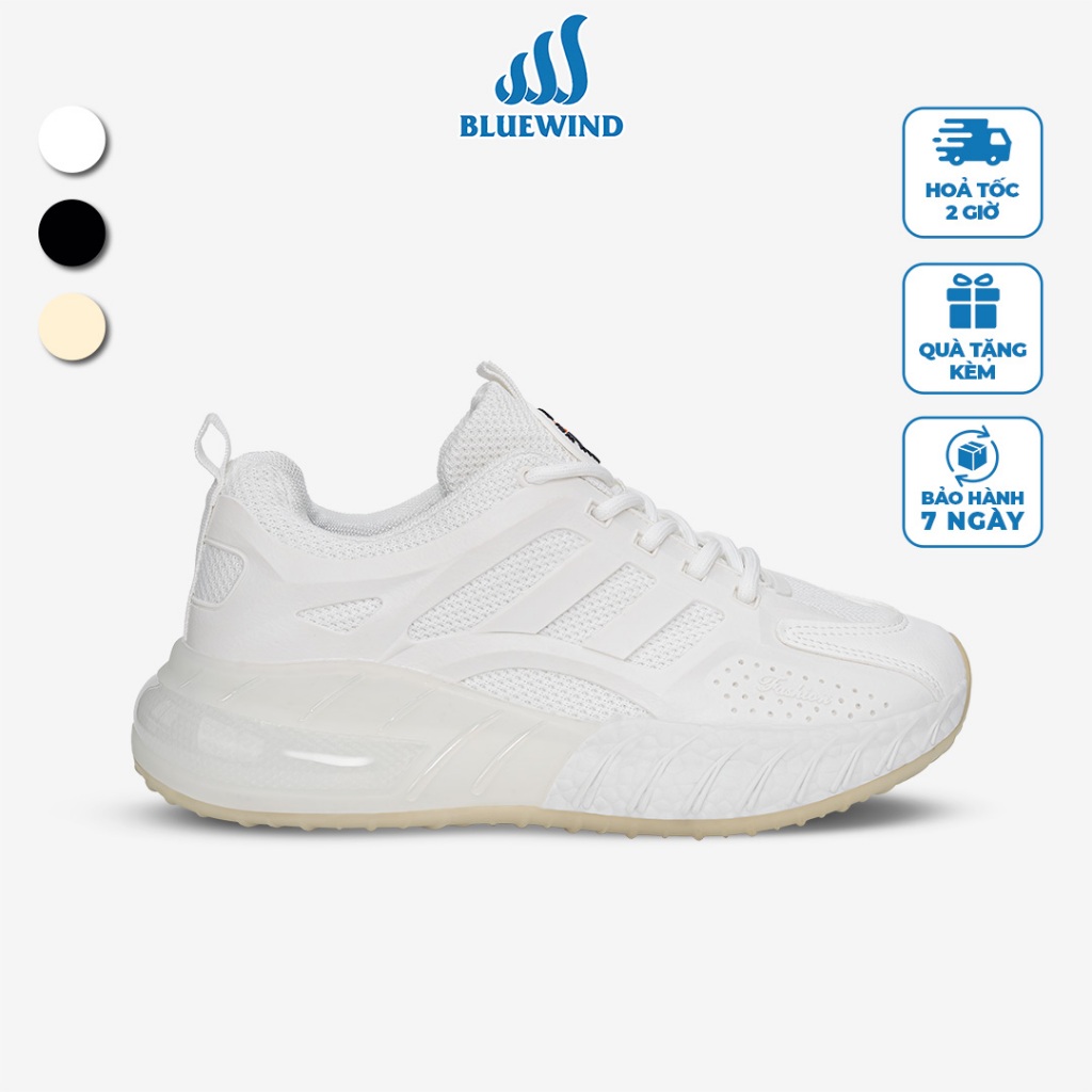 Giày Thể Thao Nam Nữ BLUEWIND Đế Cao 4cm Trẻ Trung Êm Mềm Dễ Phối Đồ 68372