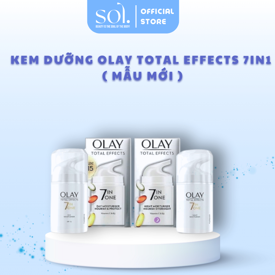 [Bản nội địa UK] Kem Dưỡng Olay Total Effects 7in1  Mẫu Mới 50ml